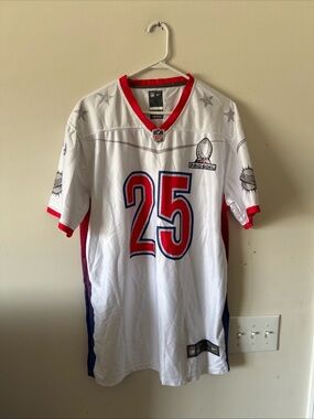 NFL Pro Bowl #25 White Red Blue Jersey